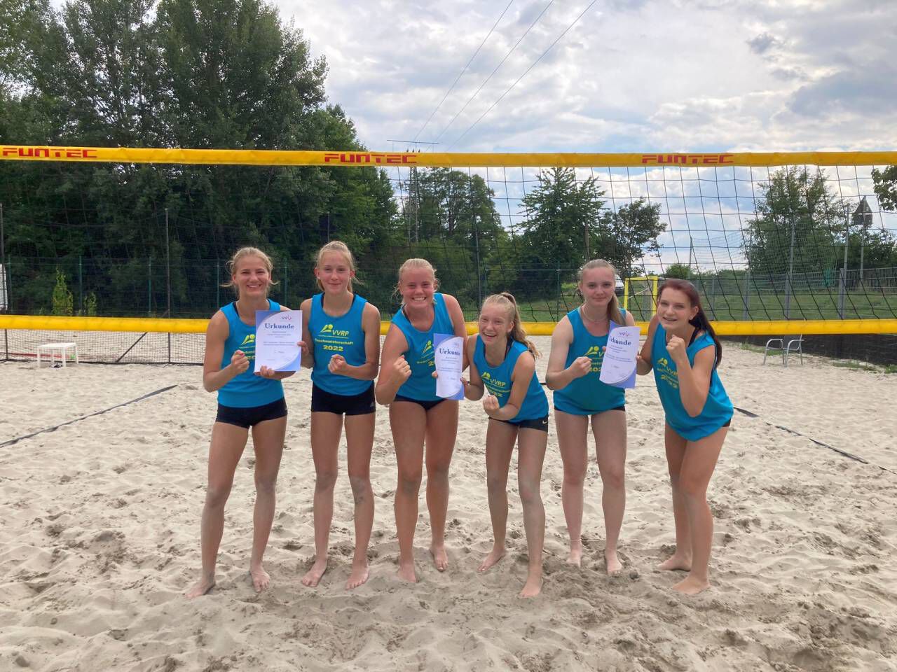 U18 Siegerfoto Beachmeisterschaft