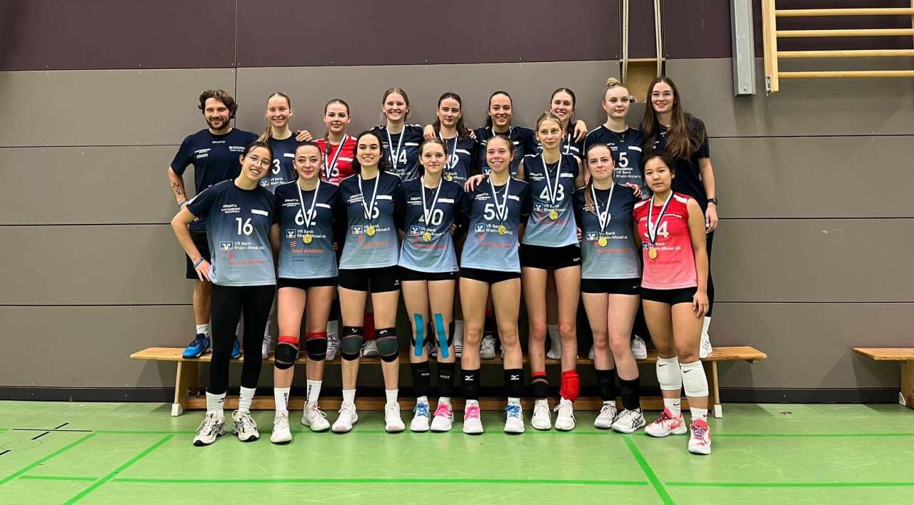 U20 SG Mittelrheinvolleys Mannschaftsfoto Saison24 25